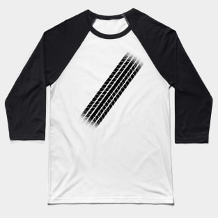 Tire Track Skid Mark Baseball T-Shirt